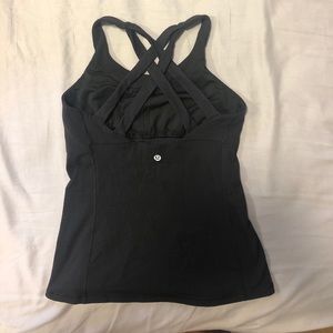 Black Lululemon tank top